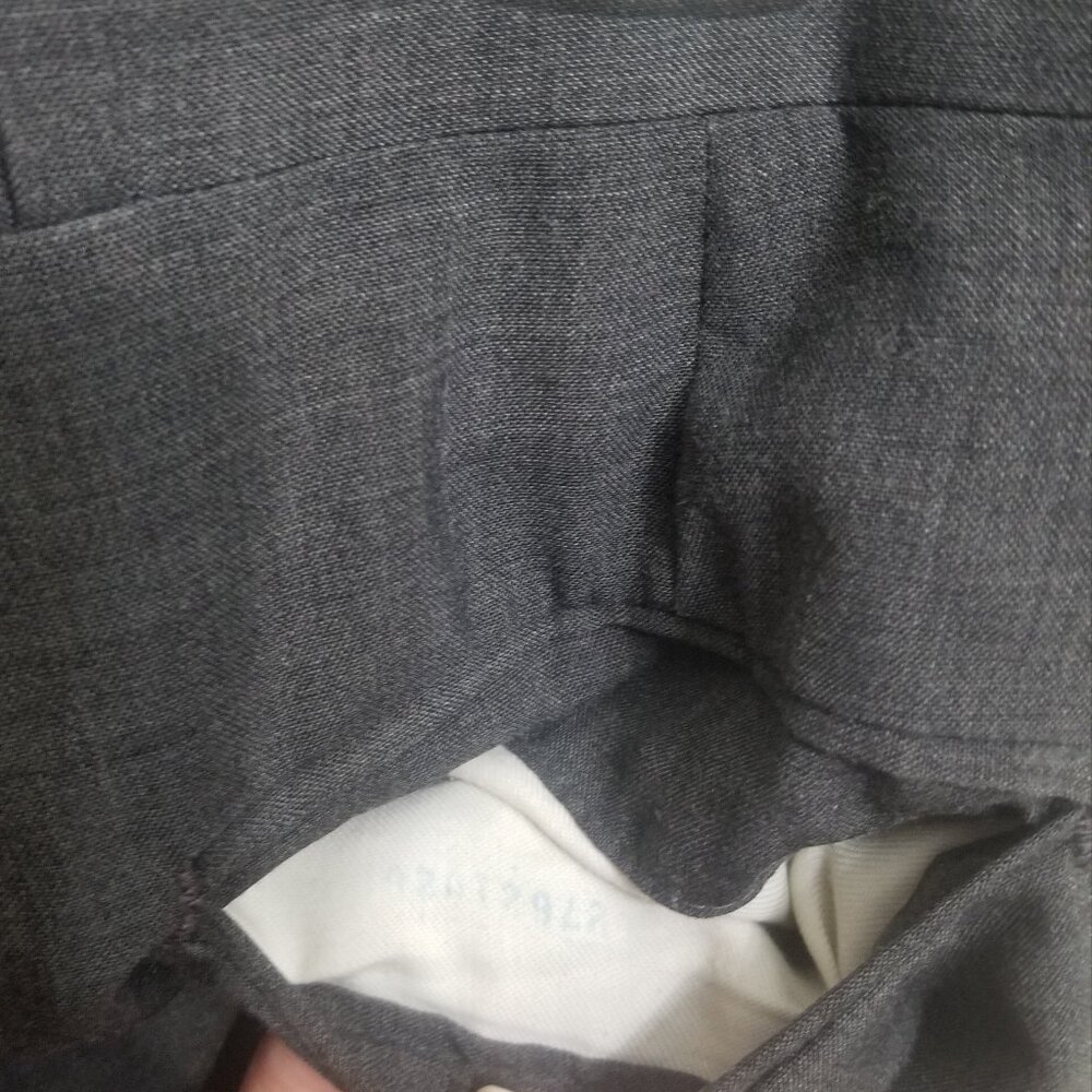 luxurious gray Racquet Club men's dress pants - Picture 9 of 9